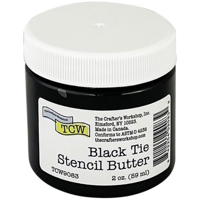 TCW - Stencil Butter couleur «Black Tie» 2 oz  